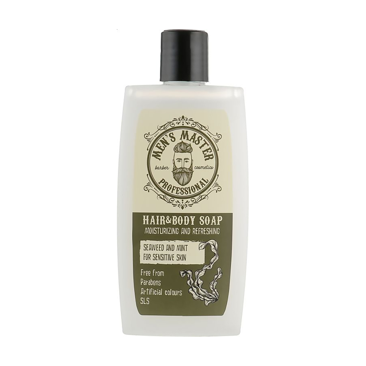 Освіжальне мило для тіла і волосся Men's Master Hair &amp; Body Soap Водорості і м'ята, 260 мл